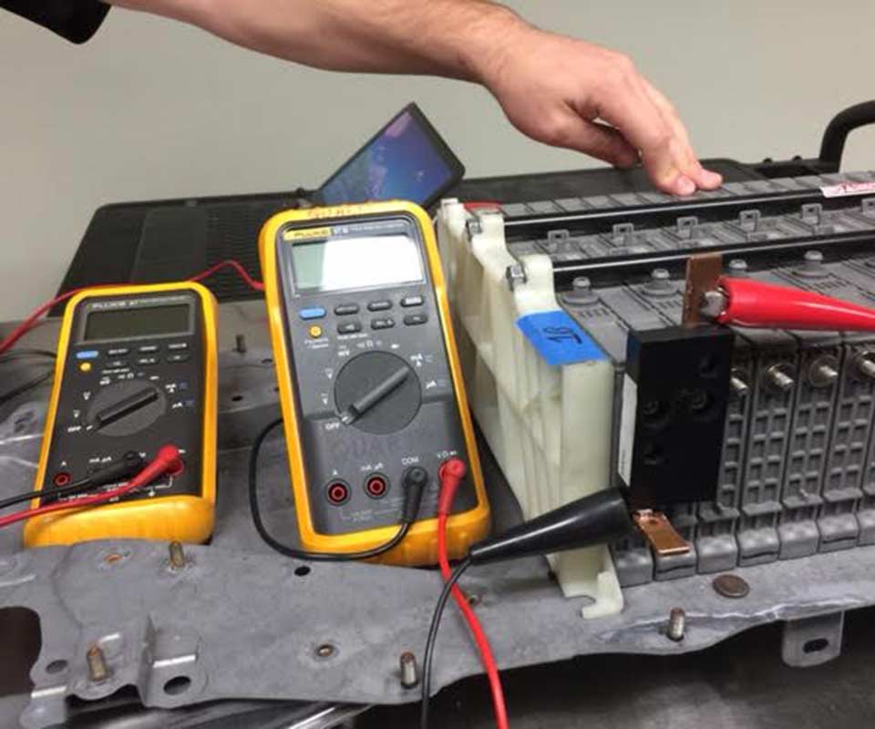 image of hybrid battery testing equipment
